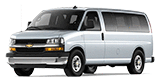 Autonvuokraus kohteessa Greenville Chevrolet Express Passenger Van