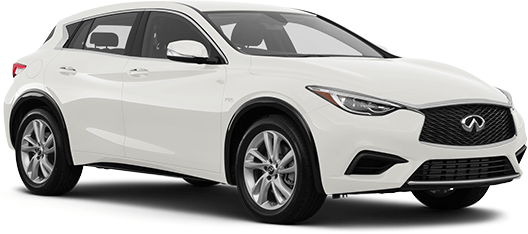 White Infiniti QX30